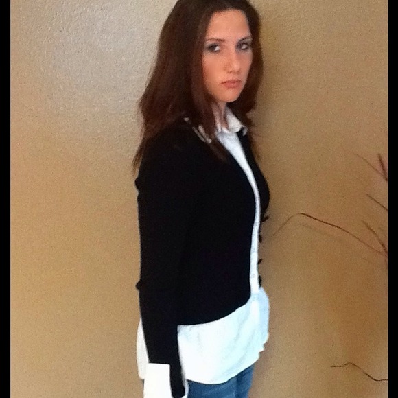 Black and white sweater - Picture 2 of 2