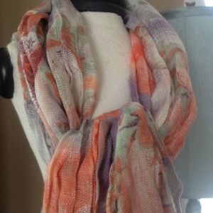 2 beautiful water color scarves!