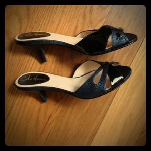 NEW Brown leather Cole Haan Air open toe sandals