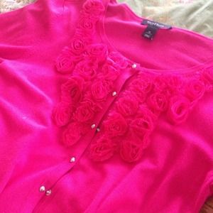 Bright Pink Cardigan