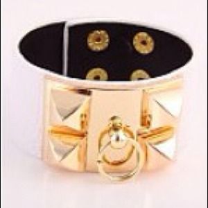 Be Seen Sales Jewelry - Leatherette and studded cuff Be Seen Sales Jewelry - Leatherette and studded cuff