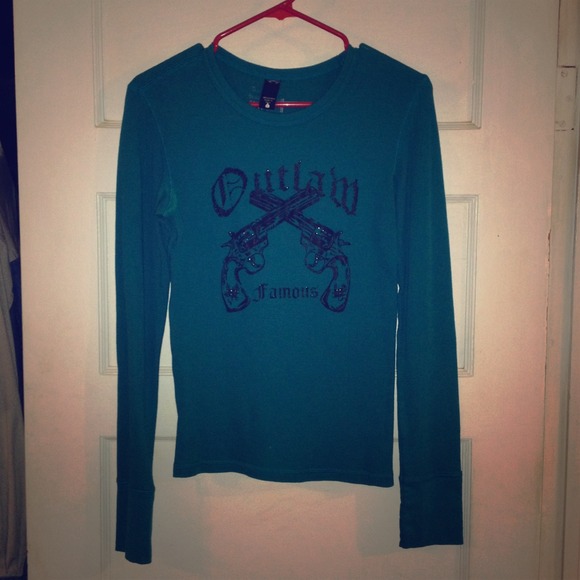 Sold in bundle - Teal long sleeve tee