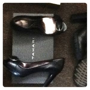 Tahiri Peep Toe high heels, worn once
