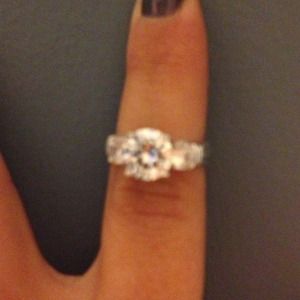 Faux engagement ring