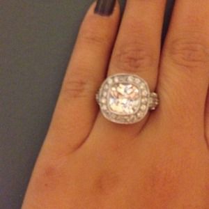 Faux engagement ring