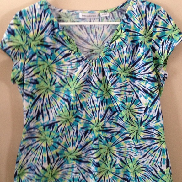 Liz Claiborne colorful top - Picture 1 of 2
