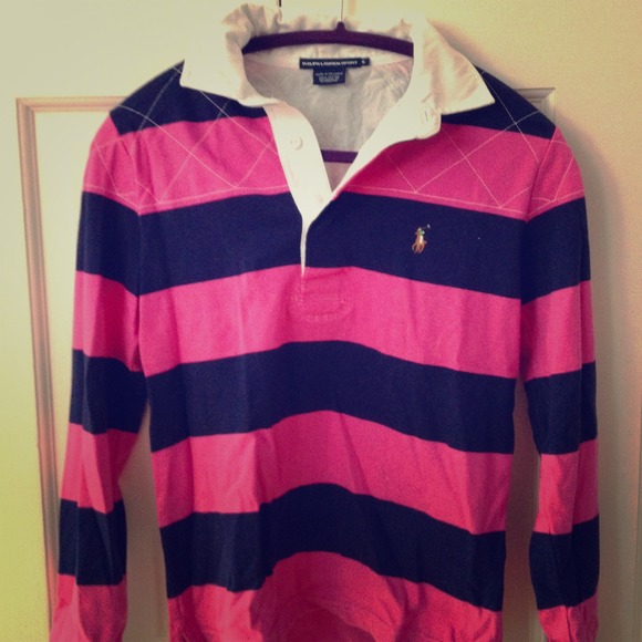 Stripped Ralph Lauren polo