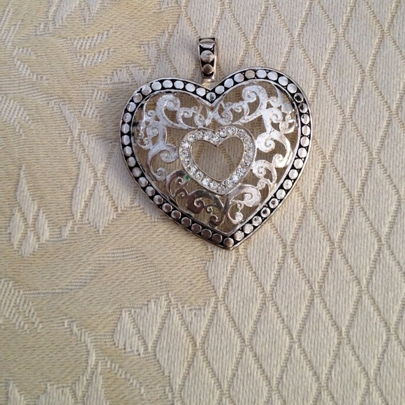 Silver heart slide - Picture 2 of 2