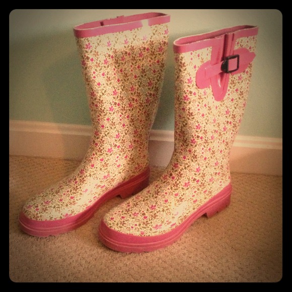 Floral Rainboots