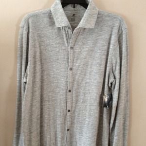 Men's grey knit shirt - new w tags