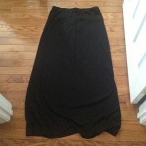 Black maxi skirt