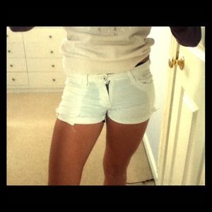 White Summer Shorts