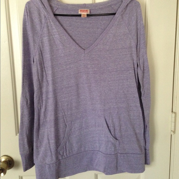 Mossimo hooded top, light purple
