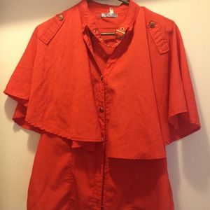 Unique Orange blouse