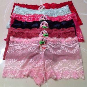 Lace boy short panties - last set!