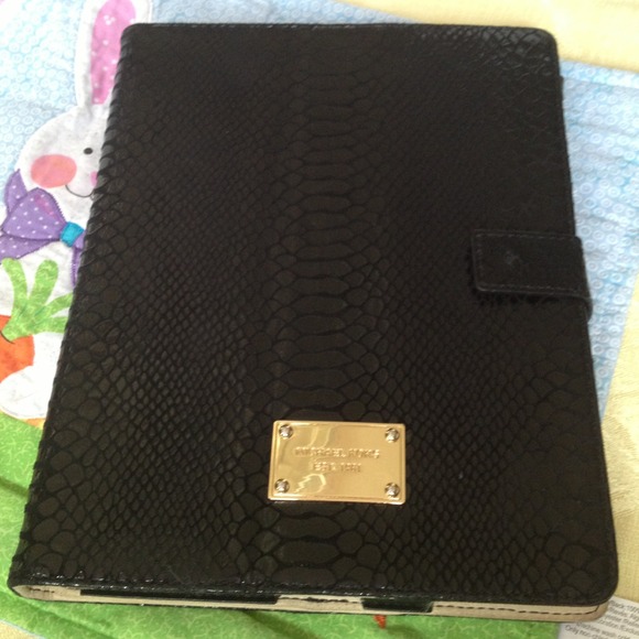 Authentic black python Michael kors iPad case