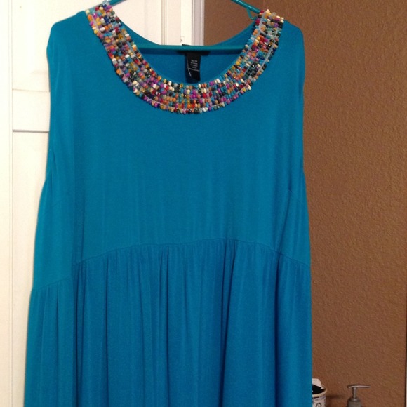 Embellished Lane Bryant Sleeveless Dress 26/28