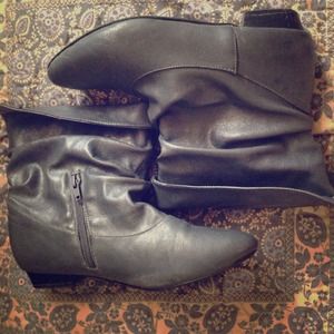 Gray Boots