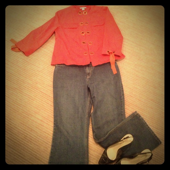 SOLD!! Burnt orange jacket - Picture 1 of 3