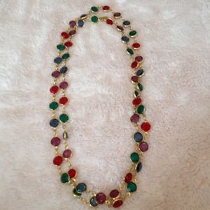 Pretty, long multicolor necklace