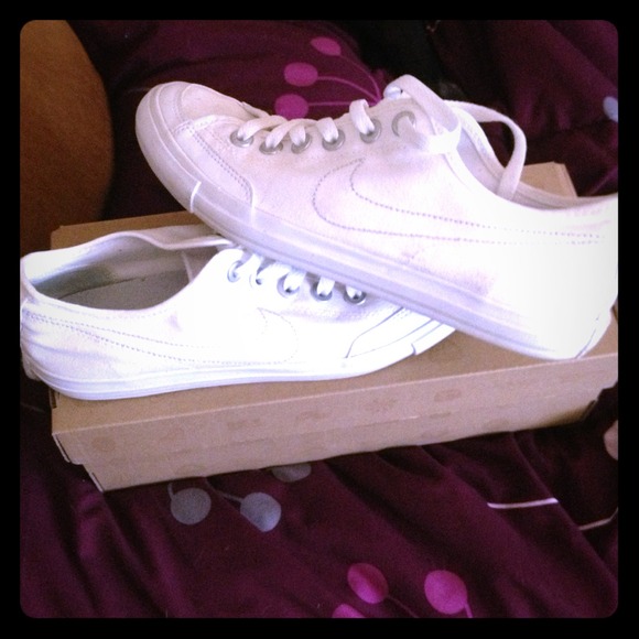 Nike cloth sneakers.