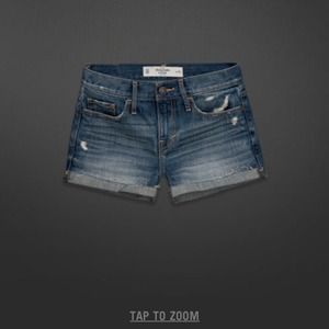 New high rise abercrombie and fitch short