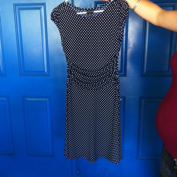**SOLD** in a bundle. Polka dot dress