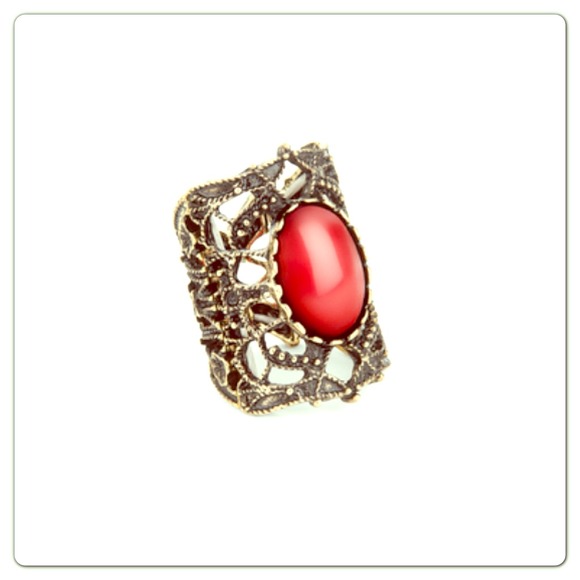 105R - Red Haute Ring