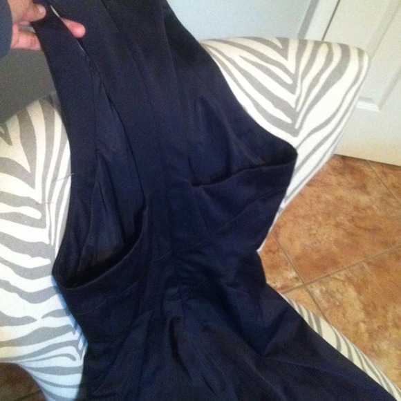 Black satin size 4 Bebe dress. Only worn once.