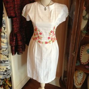 Vintage 1960's Floral Dress