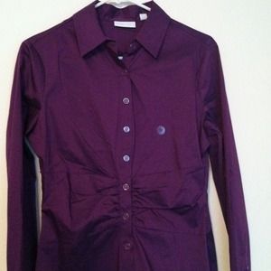 New York & Company stretch dress shirt NWT