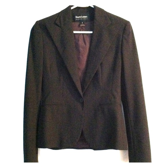 Ralph Lauren Blazer in Charcoal Gray. Size 2