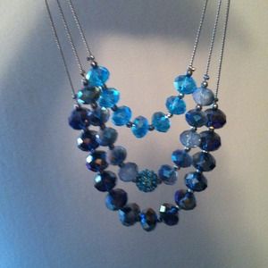 New York & Company 3 chain necklace