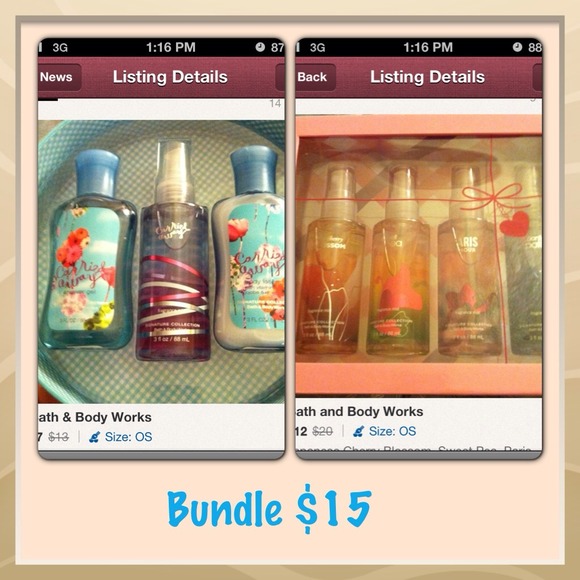 ➡RESERVED⬅ Bath & Body Works Bundle