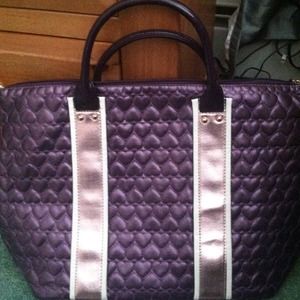 Large purple tote