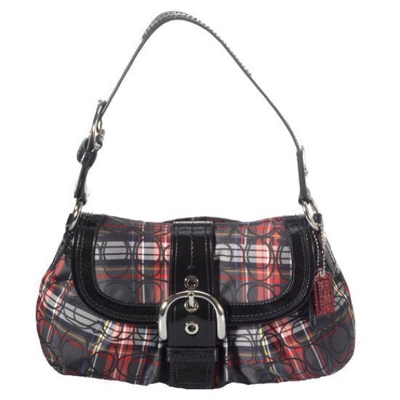 Coach Handbags - 🎈REDUCED🎈Authentic Coach Soho Pleated TartanFlap