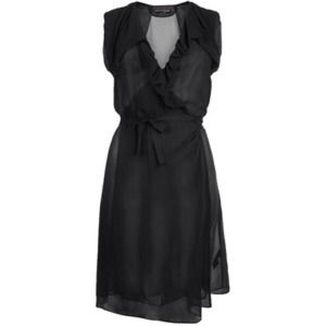 ALL SAINTS -FRANNIE dress 100% washed silk (S)