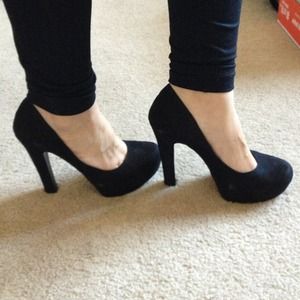 black heels