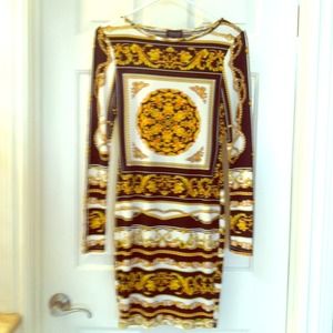 Versace Inspired Mini Dress