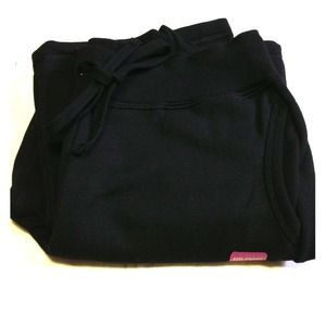 Black drawstring sweatpants Sz M