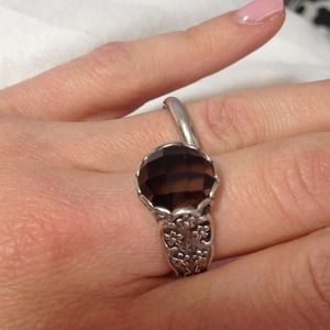Sold!!!! Smoky quartz and sterling silver Silpada