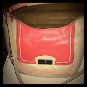 COACH Kristin Spectator Leather Hobo