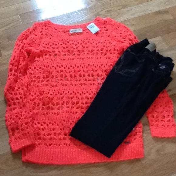 ❌SOLD❌Hollister see through sweater.
