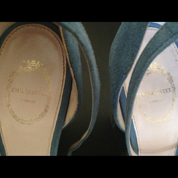 Emilio Pucci wedges size 38.5 - Picture 3 of 4