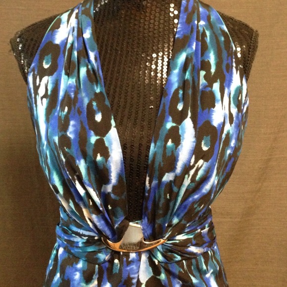 💸BUNDLED💸BEBE Plunging Dress - Sml Halter Mini - Picture 3 of 3