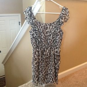 REDUCED PRICE!! Cheetah print dress