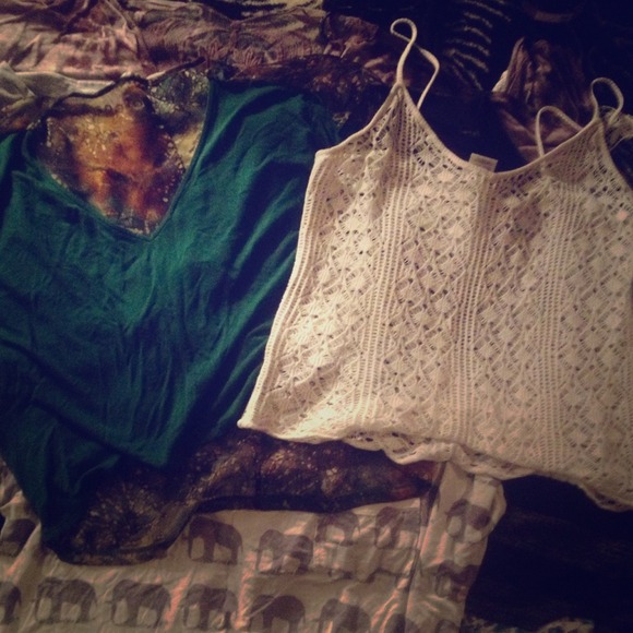 Crop top and tank top