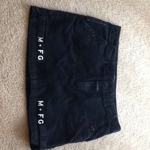 Marithe francois girbaud black skirt size 31