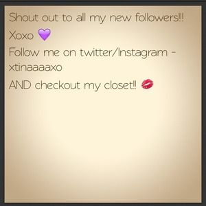 Message to my followers!😘