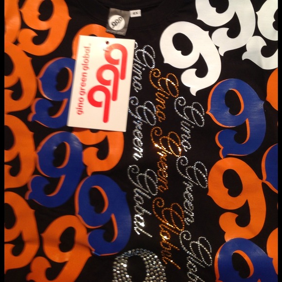 Gino Green Global black signature logo t-shirt - Picture 2 of 2